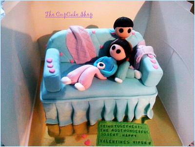 Sofa Love Cake - Cake by TheCupcakeShop