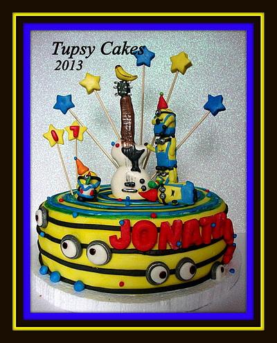 fender minion cake  - Cake by tupsy cakes