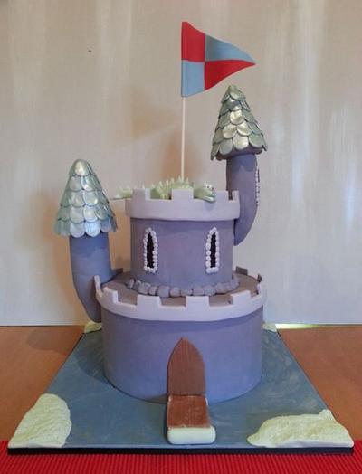 Ben's 5th Birthday Castle and Cookies - Cake by Esther Scott