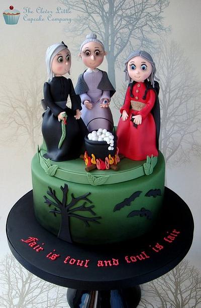 Macbeth Three Witches Cake - Cake by Amanda’s Little Cake Boutique