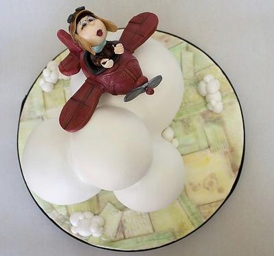 Dorothy Klerck inspired pilot cake - Cake by Star Cakes