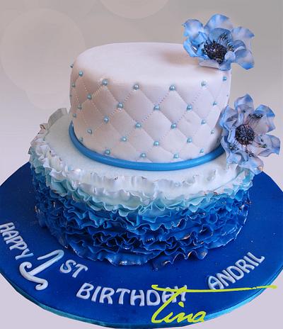 Blue  - Cake by Tina Jadav