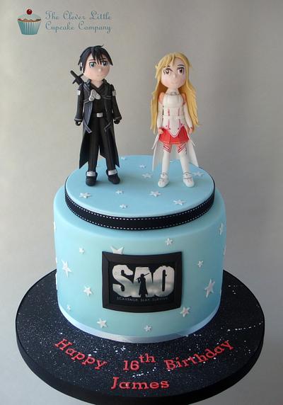 Sword Art Online Cake - Cake by Amanda’s Little Cake Boutique