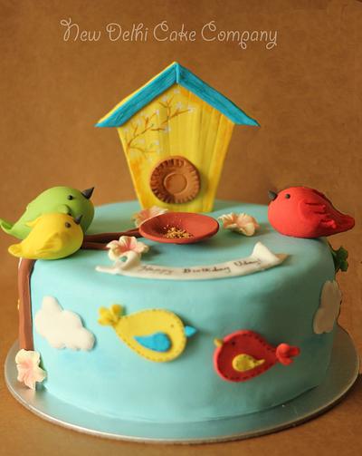 Little Birdie Cake - Cake by Smita Maitra (New Delhi Cake Company)