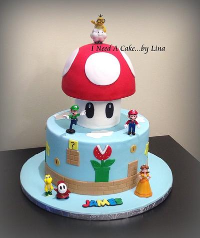 Mario and Luigi - Cake by Lina Gikas
