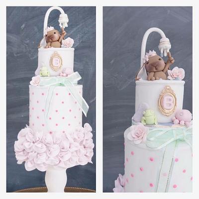 Baby Shower Cake / Its a girl!  - Cake by Jackie Florendo