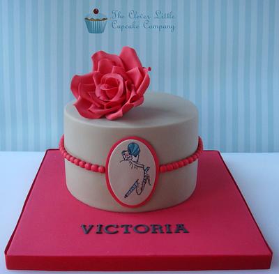 Vintage Vogue Cake - Cake by Amanda’s Little Cake Boutique