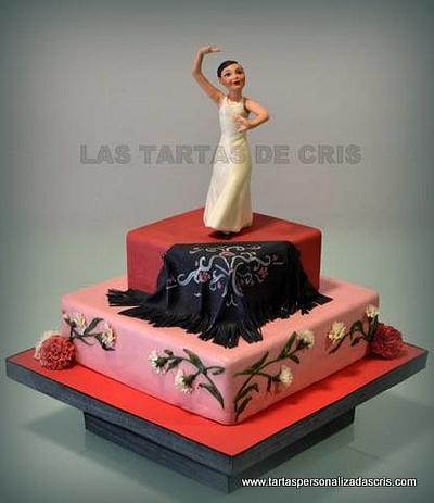 Bailarina de flamenco - Cake by LAS TARTAS DE CRIS