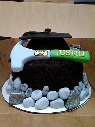 geologists graduation - Cake by thomas mclure