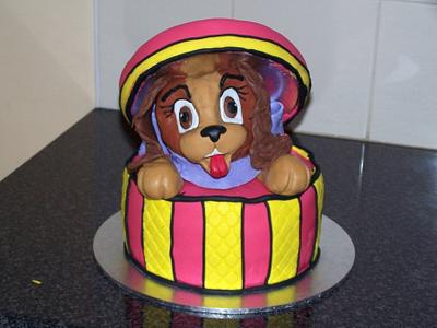 Lady from Lady and the Tramp - Cake by The Custom Piece of Cake