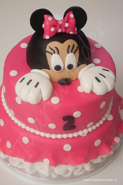 minnie mouse on a cake - Cake by Bianca