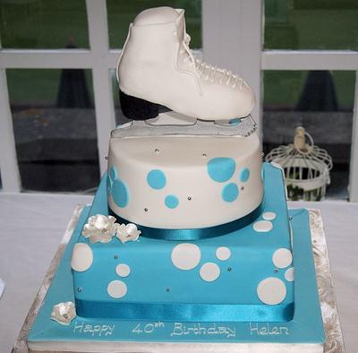 Ice Skating cake - Cake by Fiso