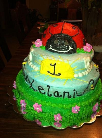 Xelani's 1st Birthday Cake - Cake by RLugo23