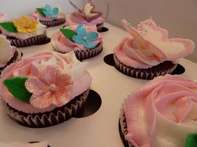 Butterfly Birthday Cupcakes - Cake by JB