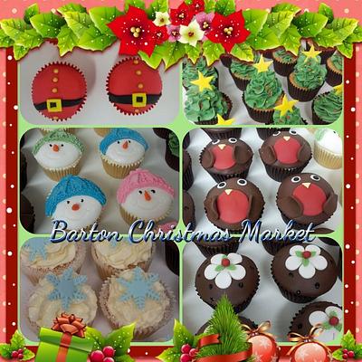 Christmas cupcakes - Cake by Kimberly Fletcher
