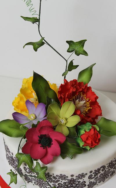 Flowers for Mary - Cake by Viorica Dinu