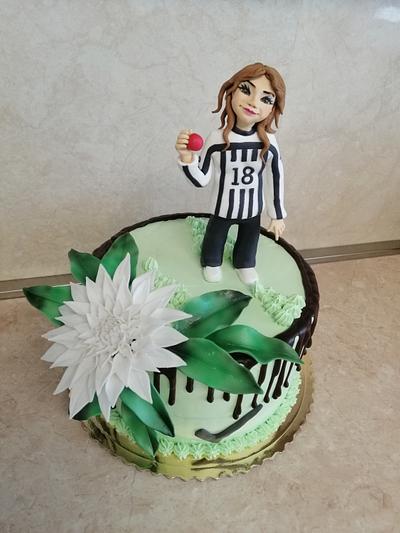 Florball girl - Cake by Marianna Jozefikova