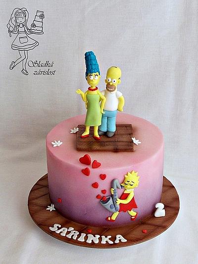 Simpsons - Cake by Sladká závislost