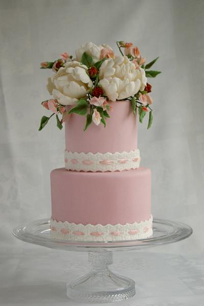 Very feminine cake - Cake by Katarzynka