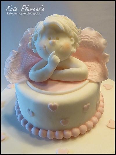Christening cake baby girl - Cake by Kate Plumcake