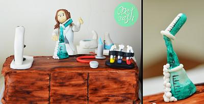 Science Themed Cake  - Cake by Mishmash