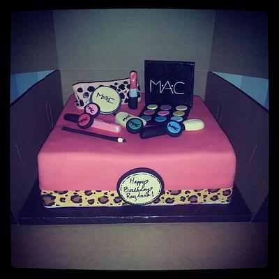 Mac Makeup Cake - Cake by For the Love of Cake