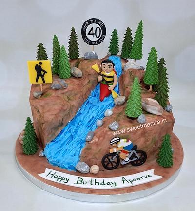 Kayak cake - Cake by Sweet Mantra Customized cake studio Pune