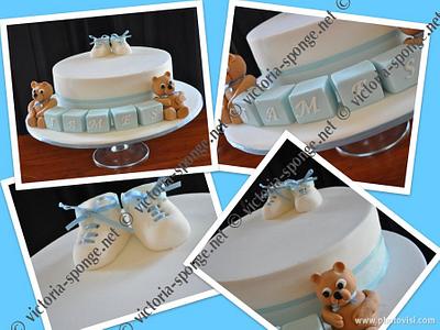 Christening Bear - Cake by Victoria Forward
