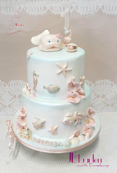 Come and see; sweeties of the sea - Cake by Judith-JEtaarten