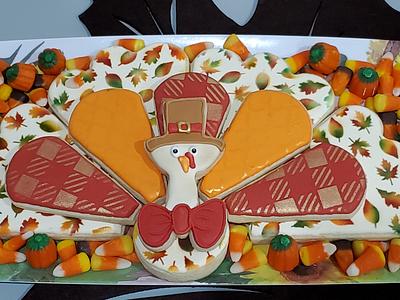 Thanksgiving platter cookie set - Cake by LisaB