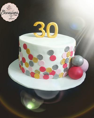 30 year cake - Cake by Occasions Cakes