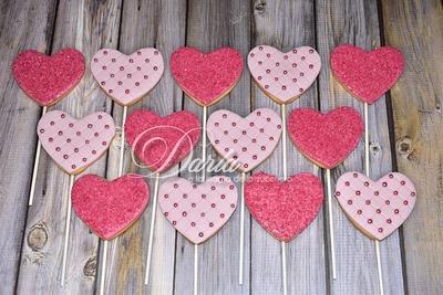Heart cookies - Cake by Daria Albanese