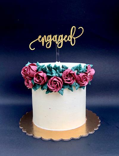 Floral buttercream cake - Cake by Rebecca29