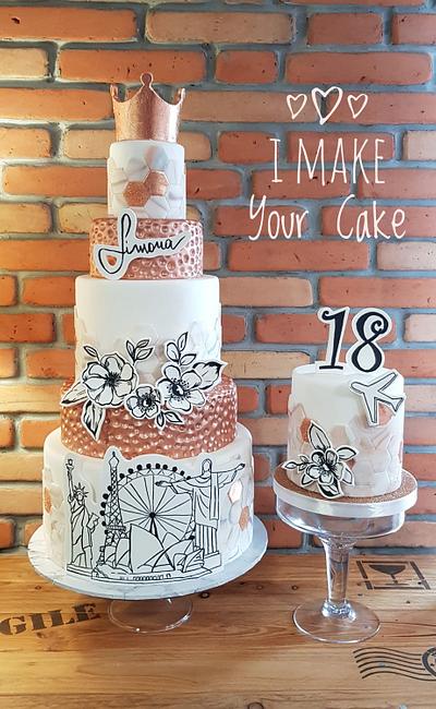  Simona's 18th - Cake by Sonia Parente