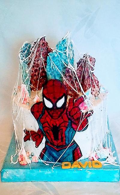 Spider man  - Cake by Édesvarázs