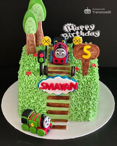 Thomas and friends  - Cake by Monika A.