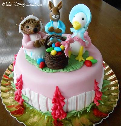 Peter the rabbit and friends - Cake by lizzy puscasu 