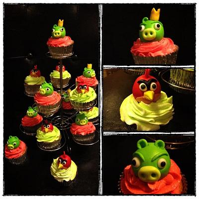 Angry birds cupcakes - Cake by Julia Ch