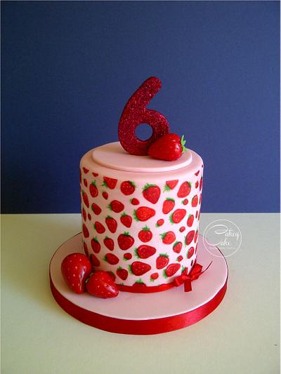 Strawberries! - Cake by CakeyCake
