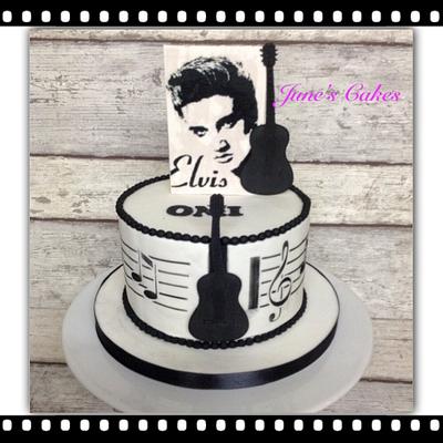 Elvis Presley  - Cake by June Verborgstads