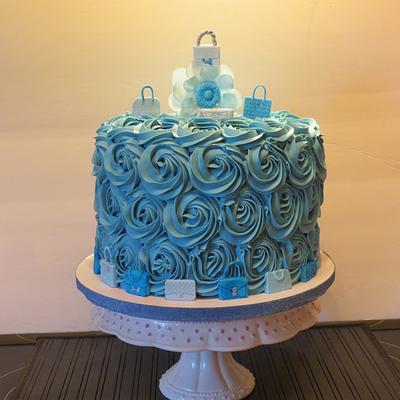 Blue Blue Blue - Cake by Nancy T W.