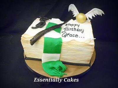Harry Potter Book of Spells - Cake by Essentially Cakes