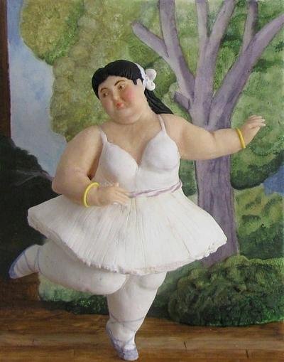 Botero challange-Ballerina - Cake by Yeşim Ağır