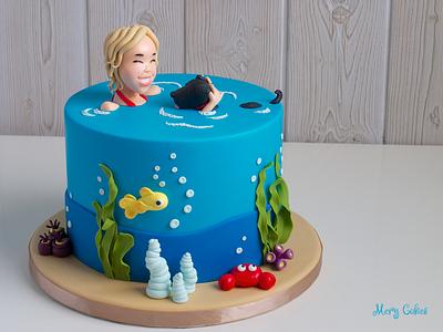 Swimming in the sea cake - Cake by Mery Cakes