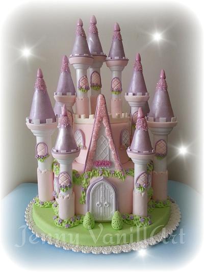 Topper castello incantato - Cake by jennyvanillart