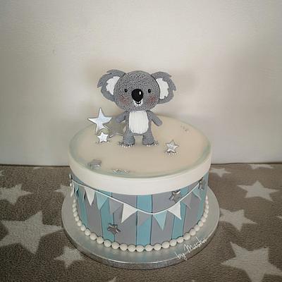 Cute koala babyshower cake - Cake by Sweet cakes by Masha