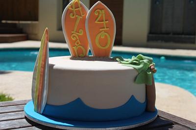 Surf Cake - Cake by Emma's Cakes and Bake