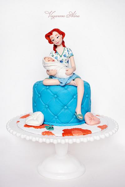 Cake for Mom - Cake by Alina Vaganova