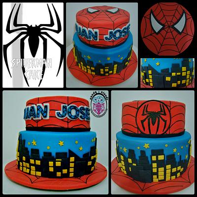 Spiderman cake - Cake by Candy Clouds Pereira Repostería