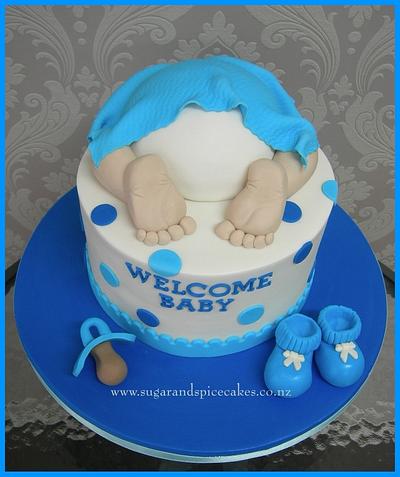 Baby Shower Cake - Cake by Mel_SugarandSpiceCakes